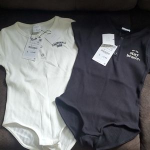 Girls size 8 bodysuits